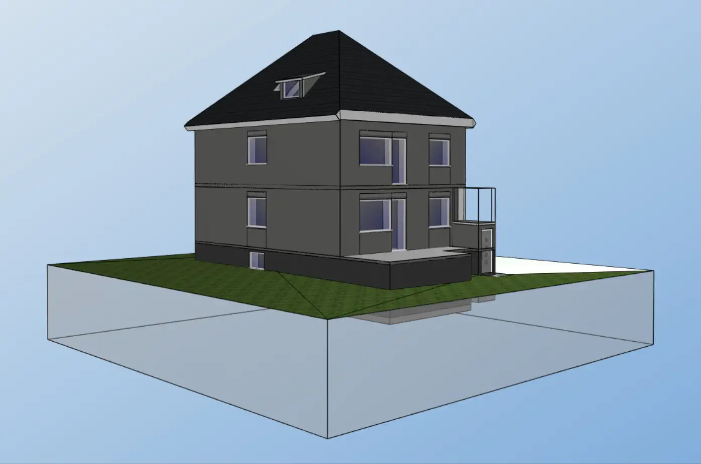 3D Bild Gebäudeerfassung für den individuellen Sanierungsfahrplan 3D Bild Gebäudeerfassung für den individuellen Sanierungsfahrplan